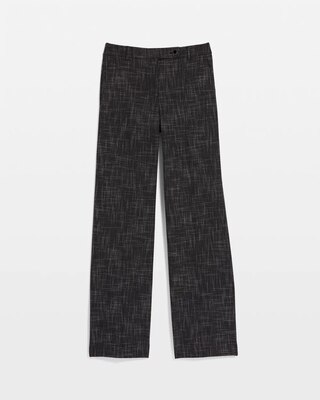 Petite Tweed High Rise Wide Leg Pant click to view larger image.
