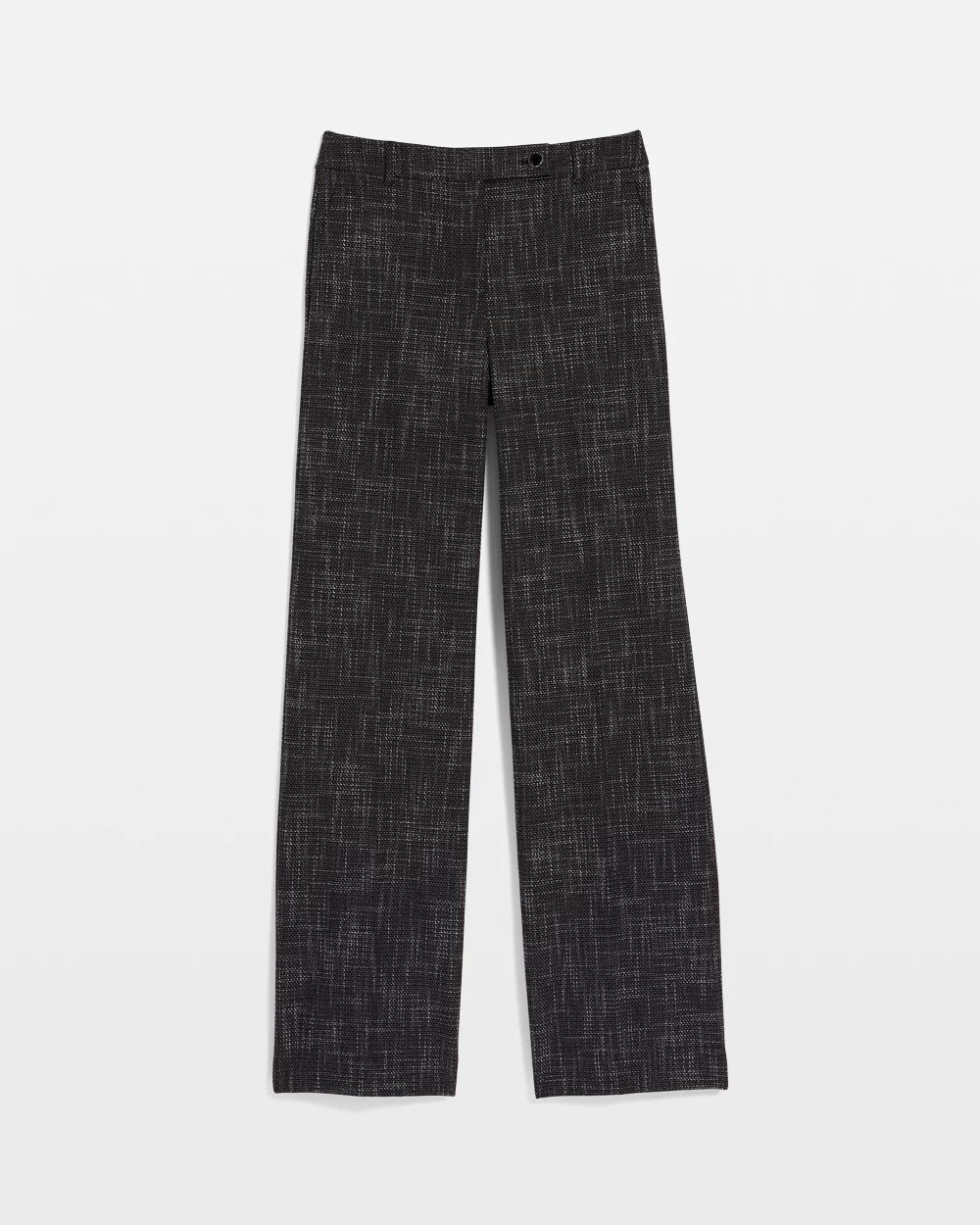 Petite Tweed High Rise Wide Leg Pant click to view larger image.