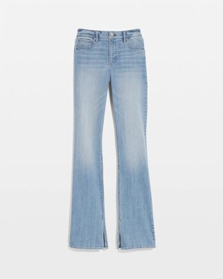 High-Rise Slit Hem Bootcut Jean click to view larger image.