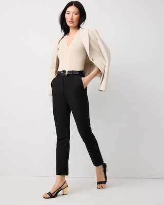 V-neck Knit Tank click to view larger image.