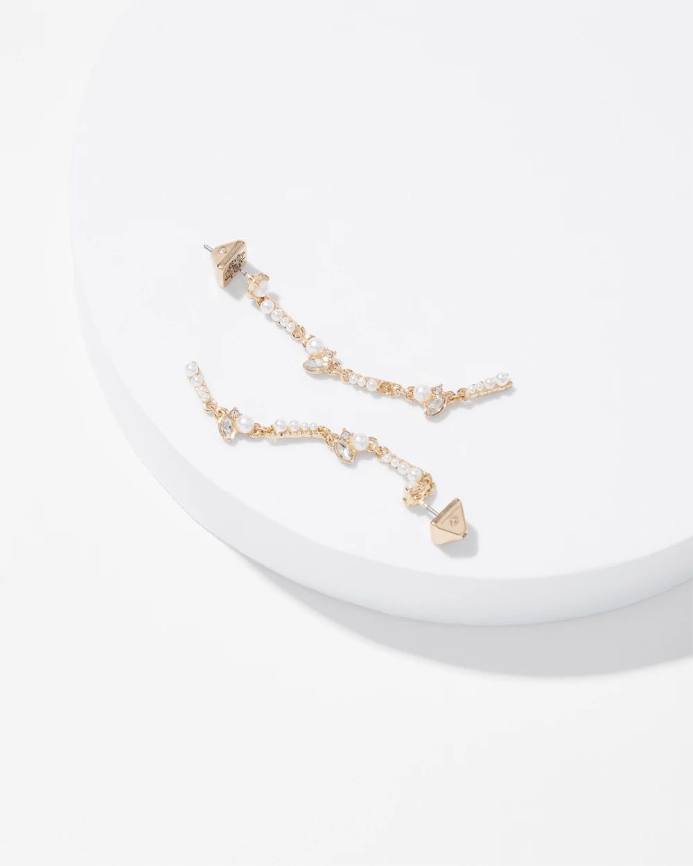 Mixed Media Linear Earrings
