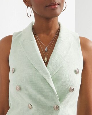 WHBM® Textured Studio Vest click to view larger image.
