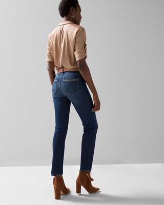 High-Rise Everyday Soft Denim™ Piped Straight Jeans