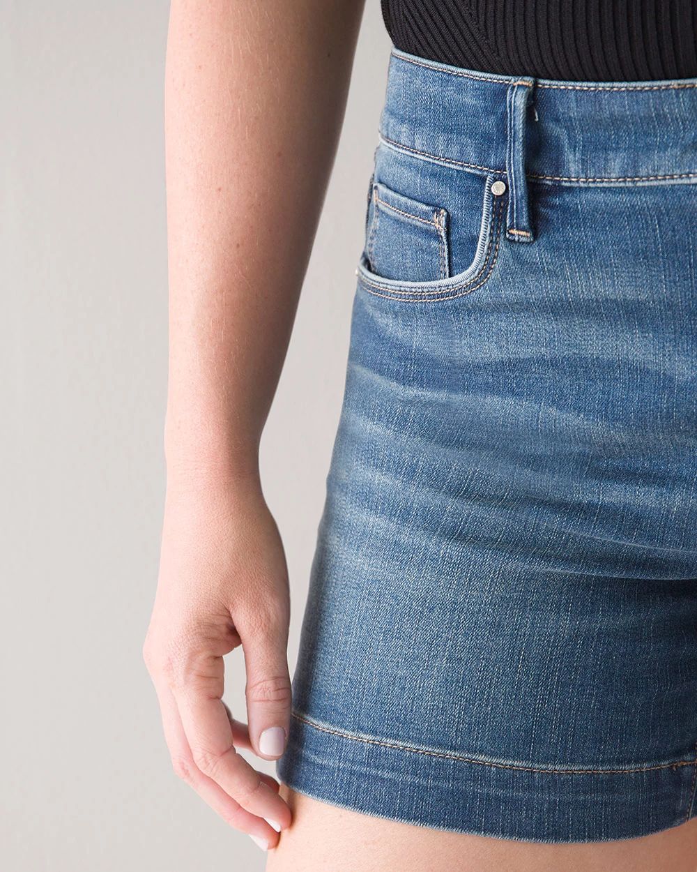 High-Rise Everyday Soft Denim 5-Inch Jean Shorts