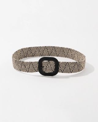 Raffia Stretch Belt click to view larger image.