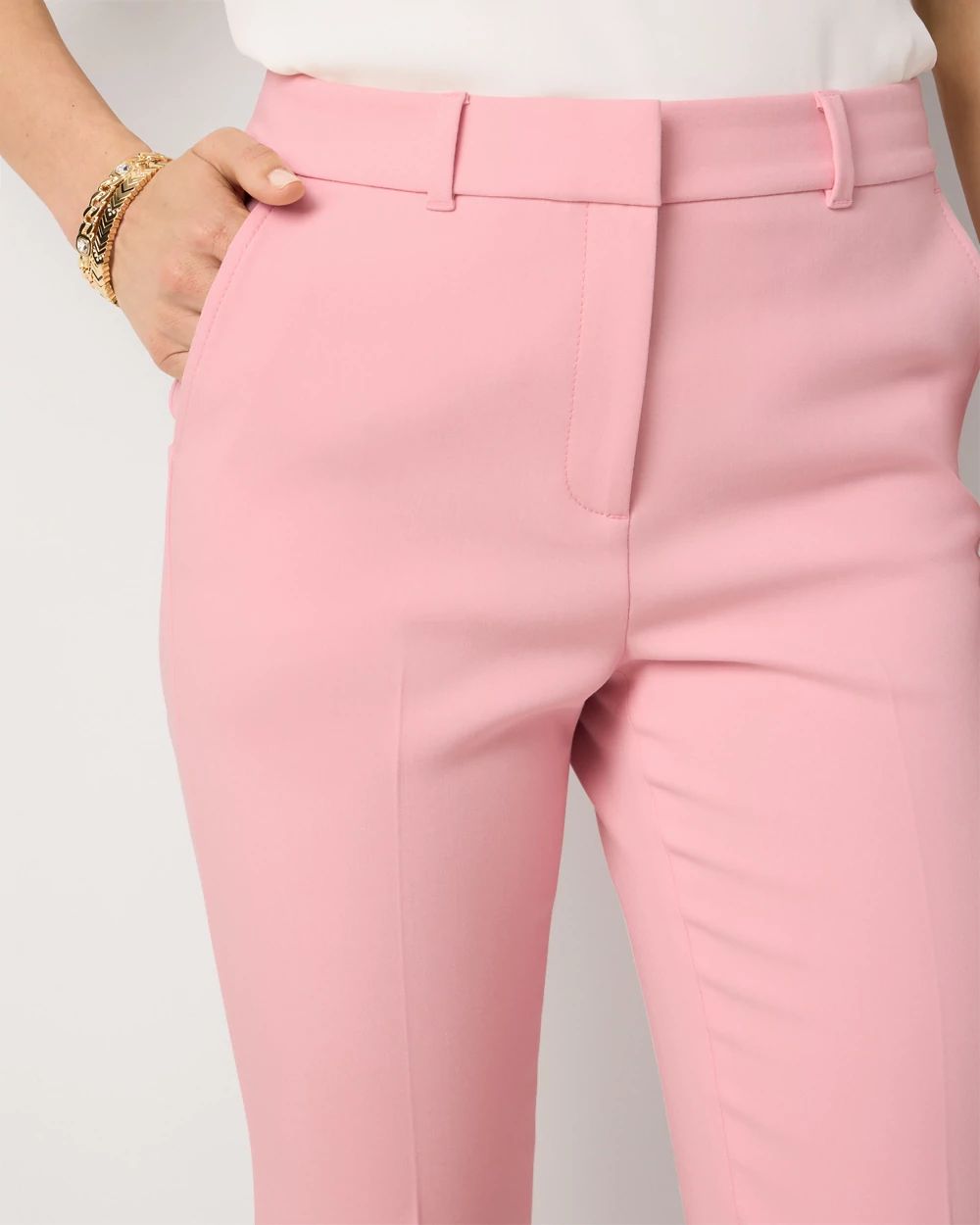 Luxe Stretch High-Rise Elle Slim Ankle Pant click to view larger image.