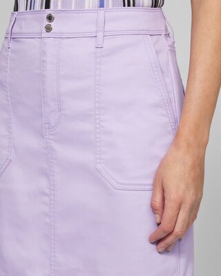 Outlet WHBM Utility Mini Skirt