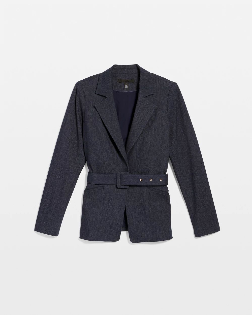 Denim-Look Blazer click to view larger image.