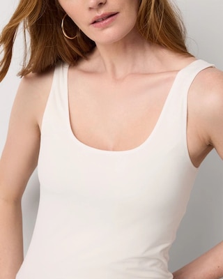 WHBM FORME™ All Ways Stretch Dual Neck Tank click to view larger image.