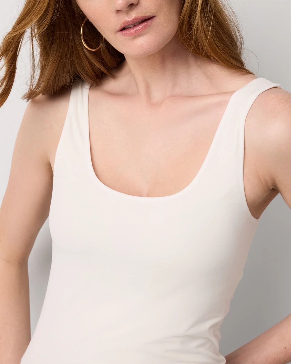 WHBM FORME™ All Ways Stretch Dual Neck Tank
