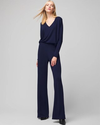 The Passporter™️ Slip On Wide Leg Pants