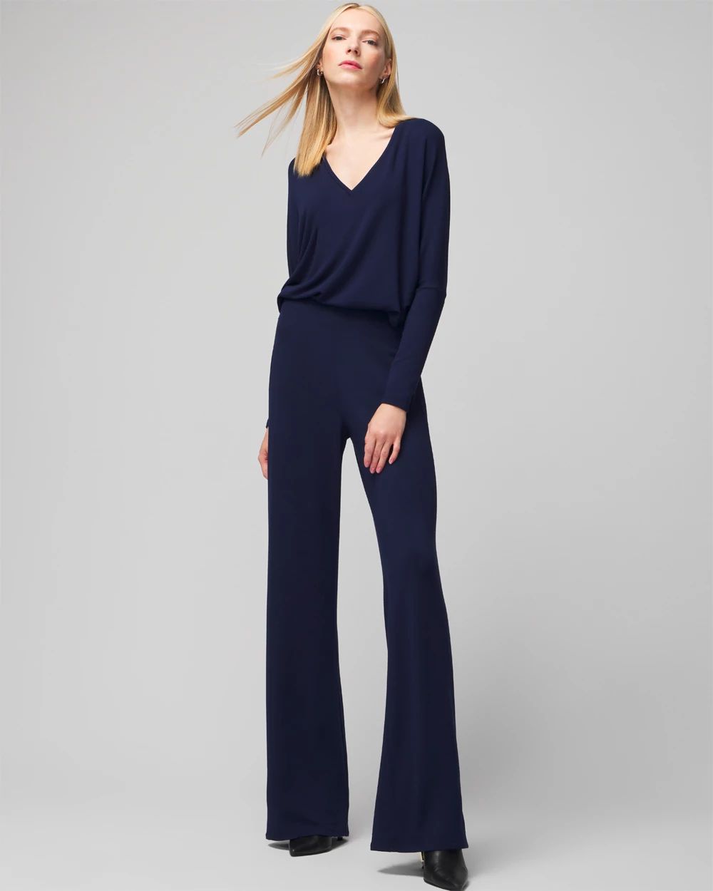 The Passporter™️ Slip On Wide Leg Pants
