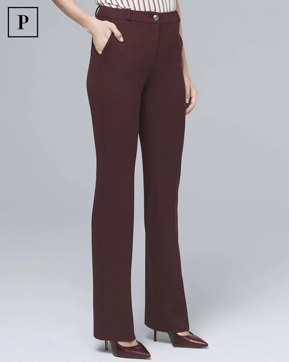 Petite Luxe Suiting Bootcut Pants