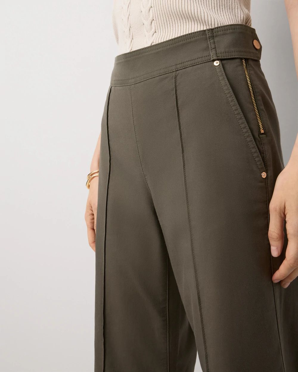 Pret High Rise Wide Leg Crop