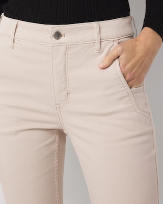 Pret Zip Hem High Rise Bootcut Jean click to view larger image.