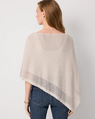 Metallic Asymmetrical Poncho click to view larger image.