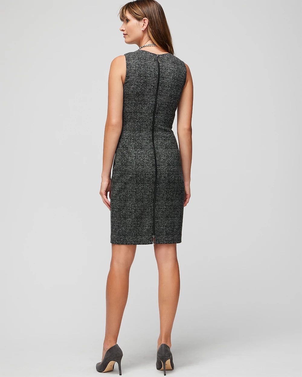 Sleeveless Work Sheath Dress