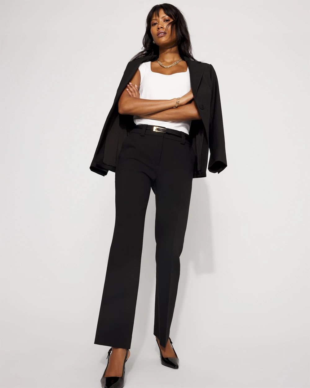 High-Rise Blake Slim Boot Pant