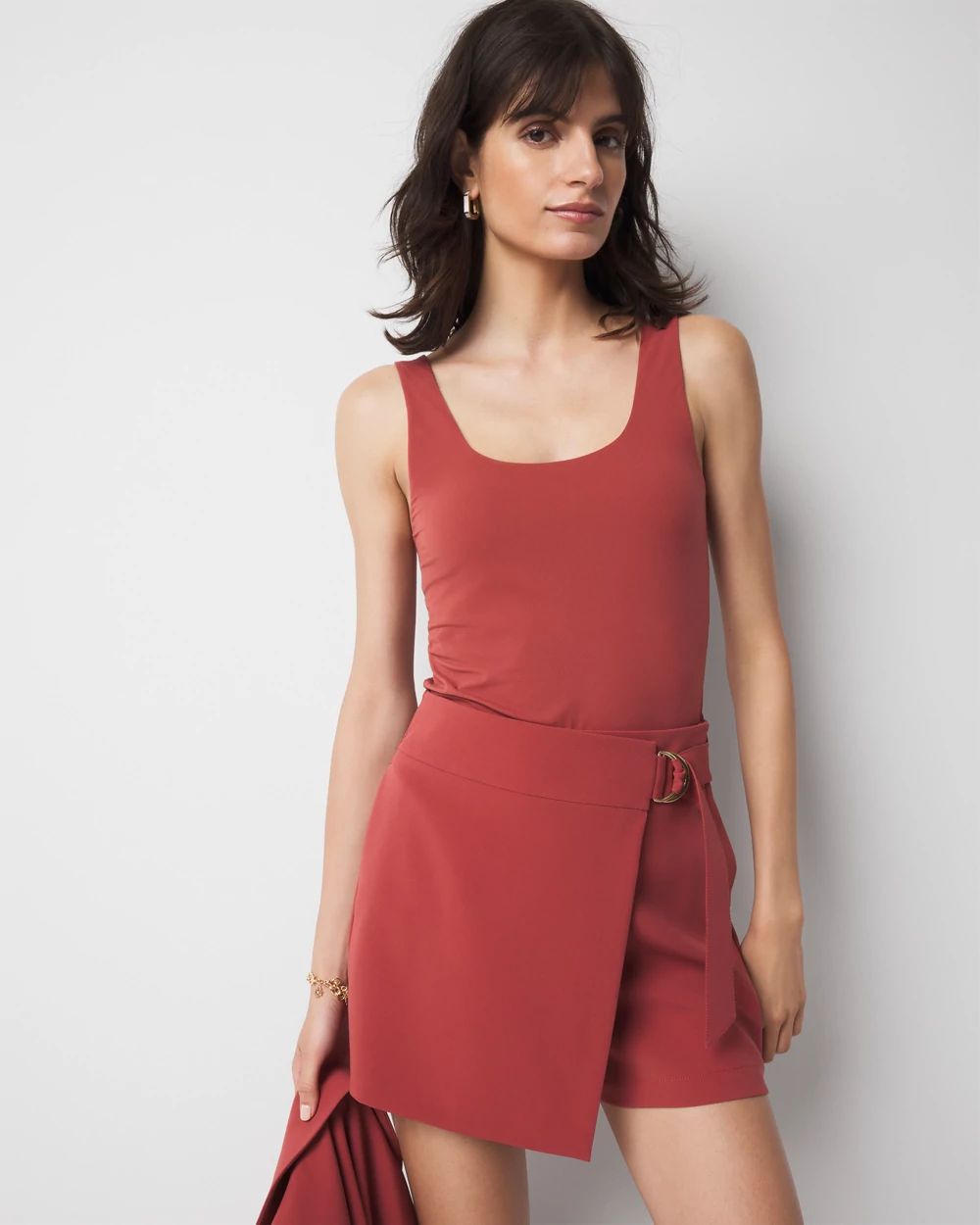WHBM FORME™ All Ways Stretch Dual Neck Tank