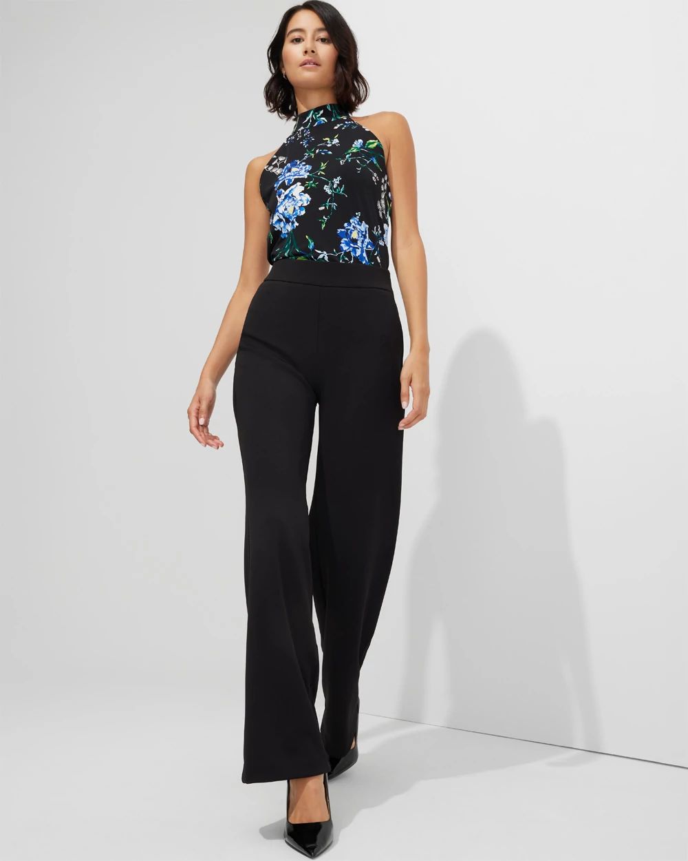 Outlet WHBM Pull-On Wide-Leg Pants