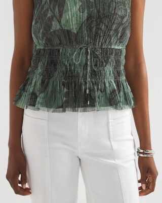 Mesh Metallic Top
