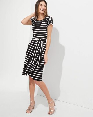 Outlet WHBM Short Sleeve Wrap Dress