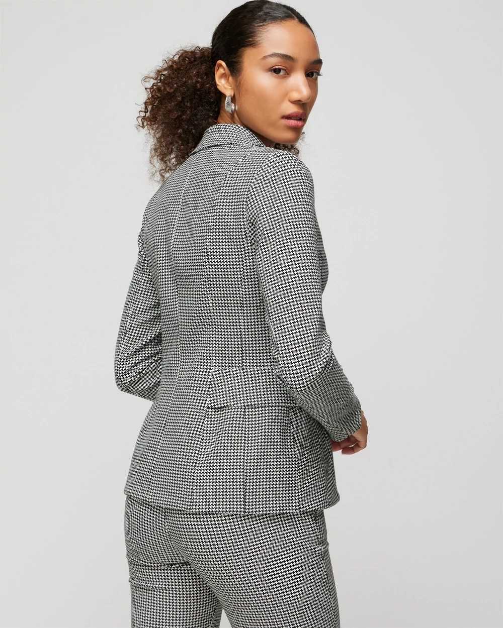 Petite WHBM® Houndstooth Signature Jacket click to view larger image.