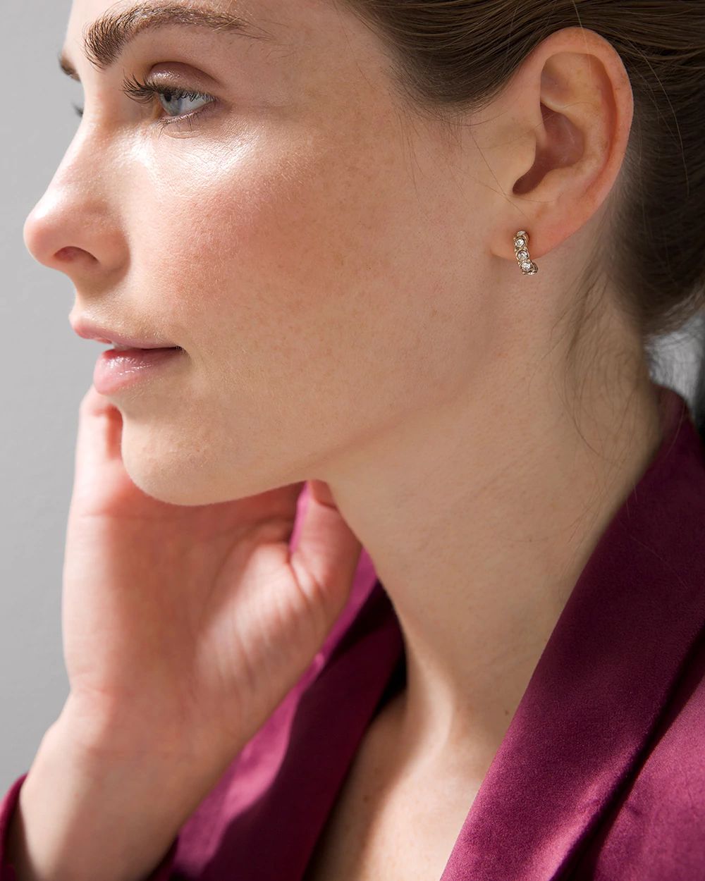Goldtone & Crystal 5-Pack Earrings