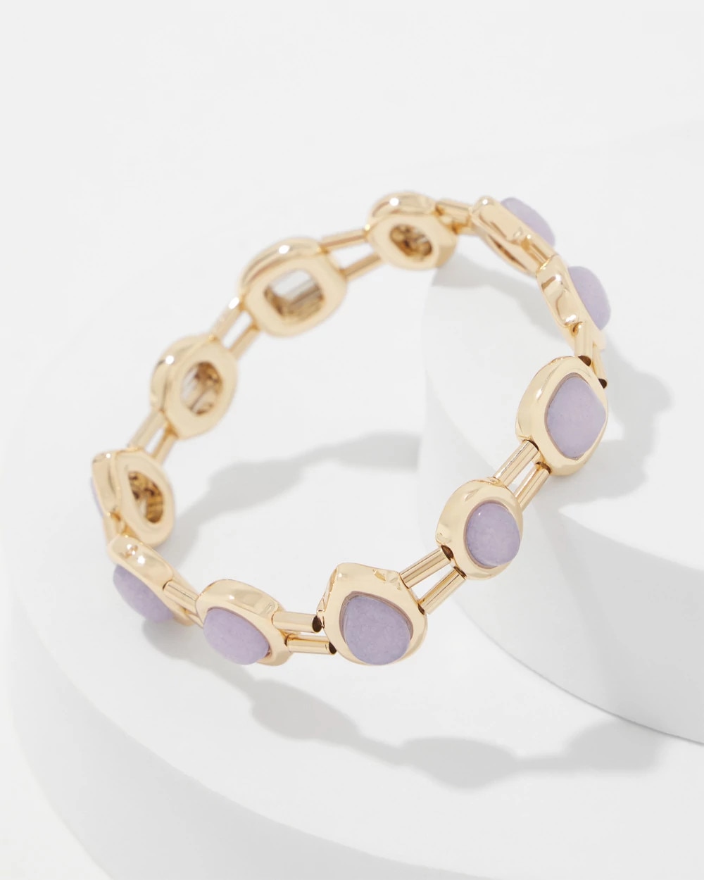 Dyed Jade Stretch Bracelet