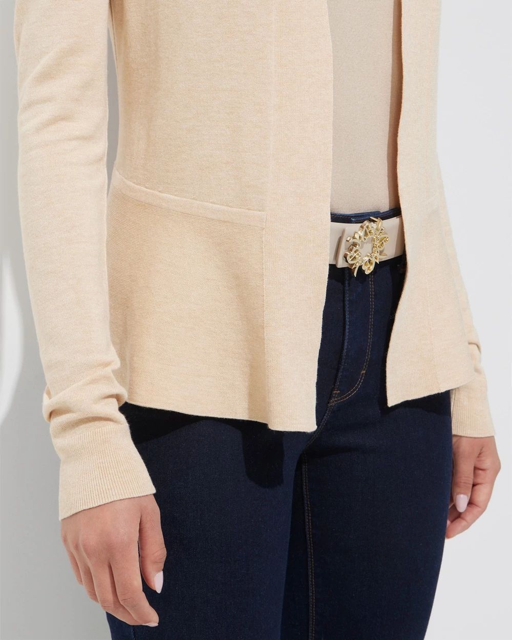 Outlet WHBM Peplum Cardigan