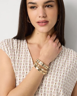 Set of Three Stretch Bracelets