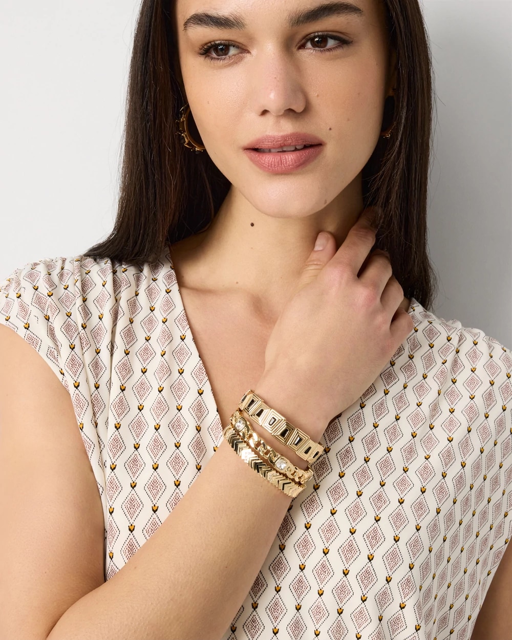Set of Three Stretch Bracelets