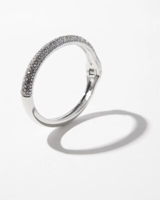 Silver Encrusted Bangle