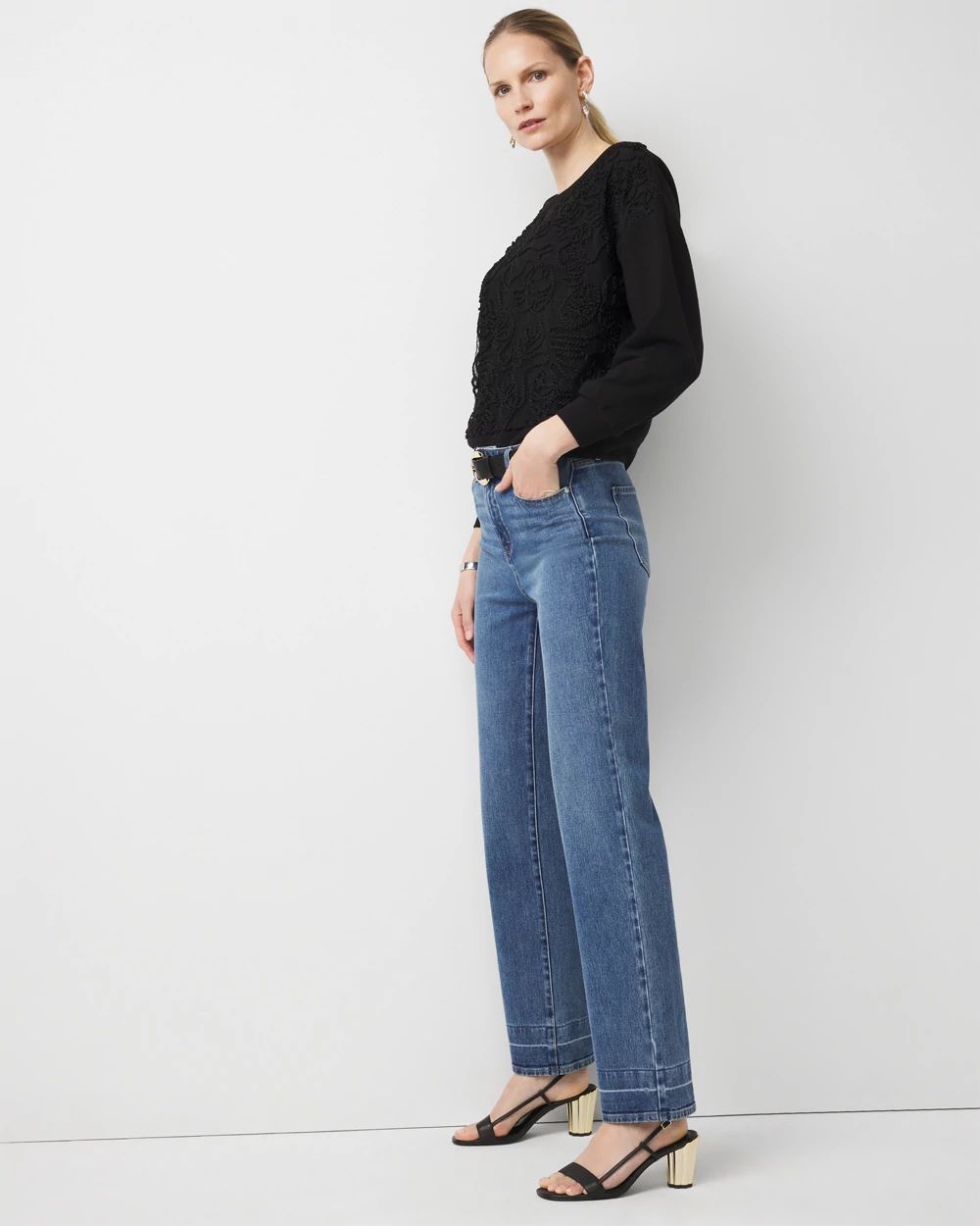 Floral Applique Sweater