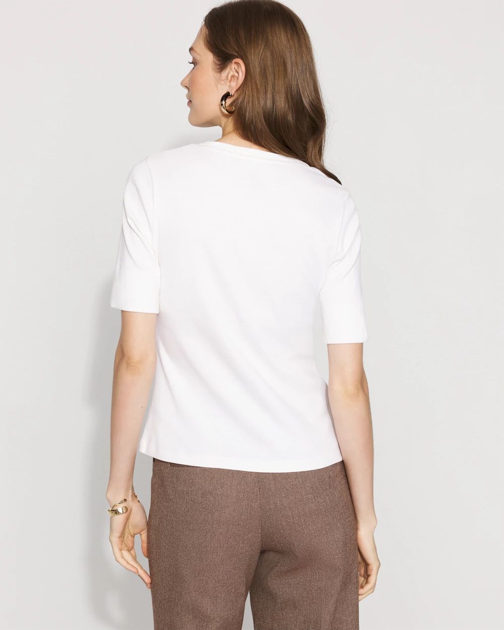 Elbow Sleeve Charm Tee click to view larger image.