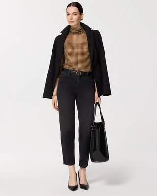High-Rise Tapered Ankle Jeans click to view larger image.