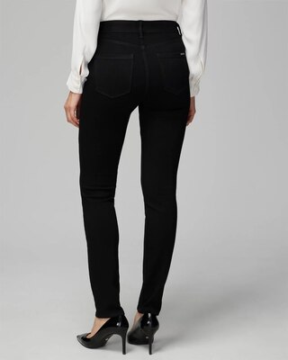 Petite High-Rise Sculpt Black Slim Jeans
