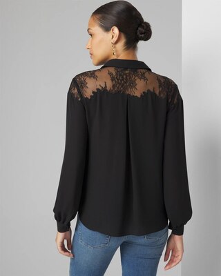 Lace Shoulder Shirt click to view larger image.