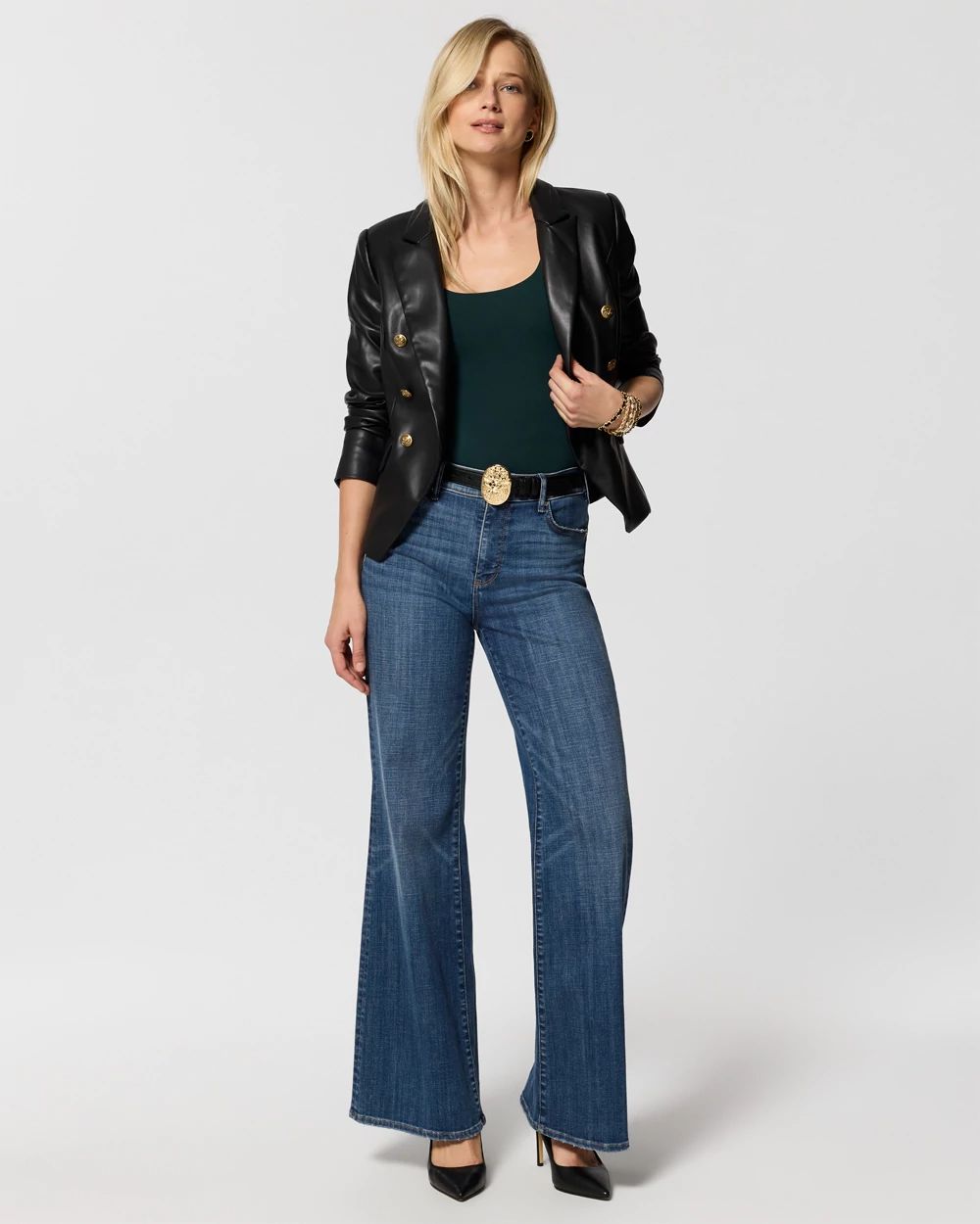 WHBM FORME™ All Ways Stretch Dual Neck Tank click to view larger image.