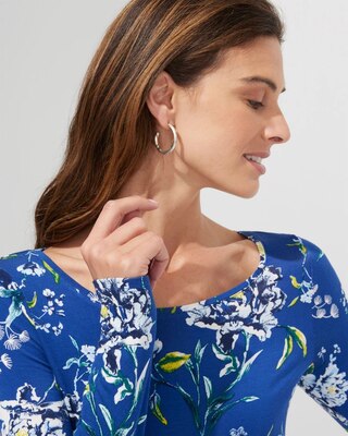 Outlet WHBM Long-Sleeve Scoop-Neck Tee
