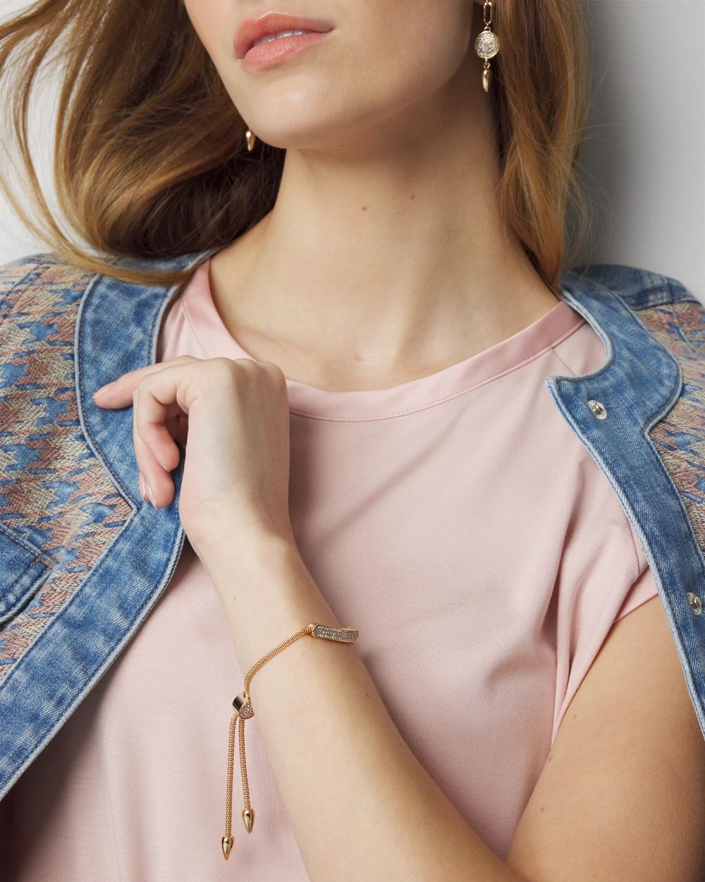 Gold Pave Bracelet