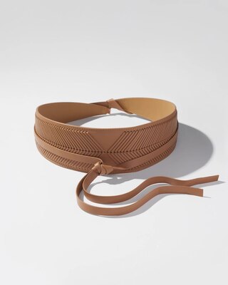 Whip-Stitch Tie Obi Belt