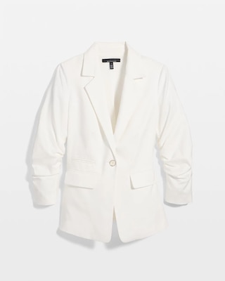 Ruched Sleeve Blazer click to view larger image.