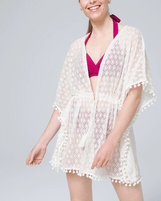 Eyelet Swim Cover-Up