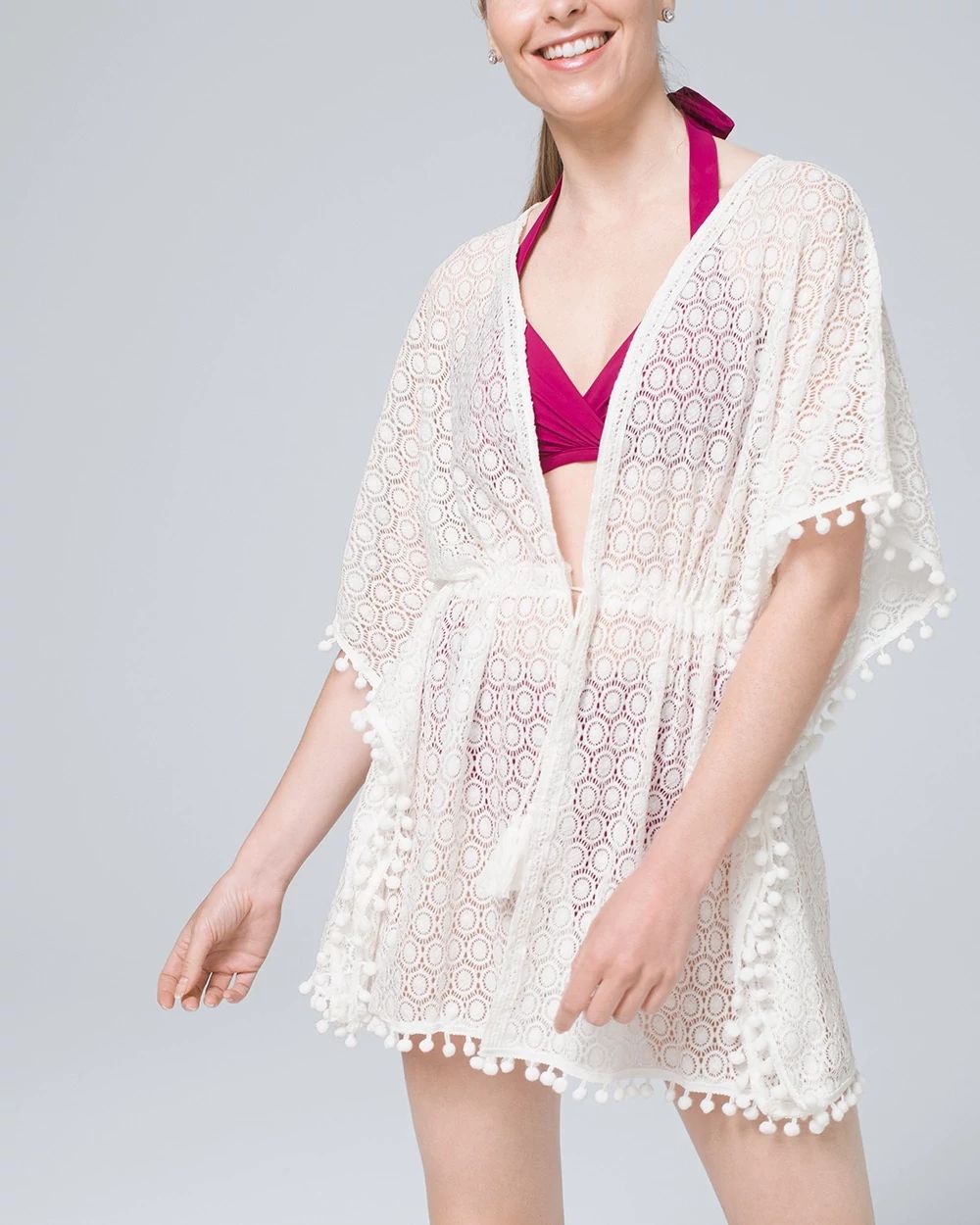 Eyelet Swim Cover-Up