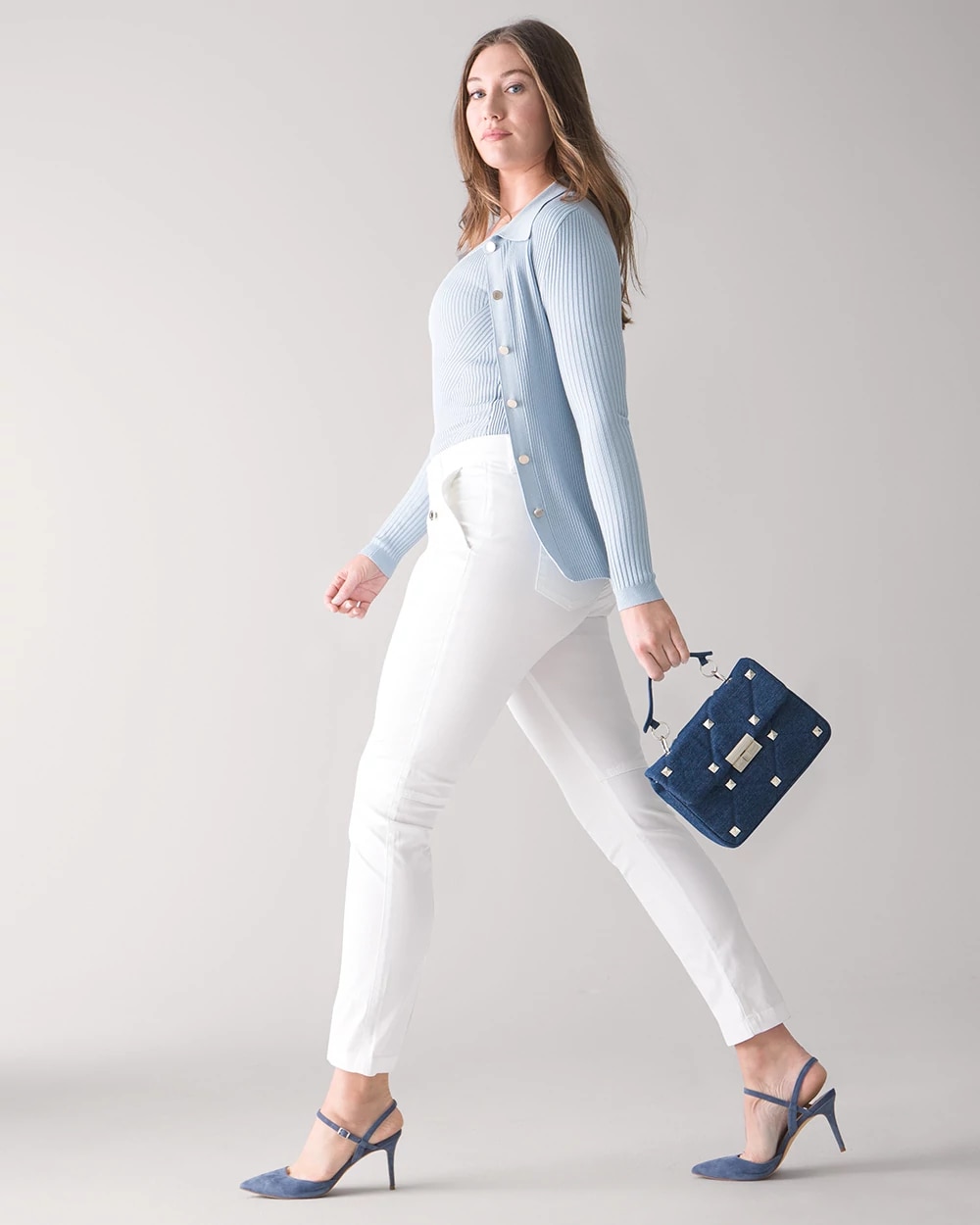Curvy High-Rise Pret-A-Jet Slim Ankle Pants