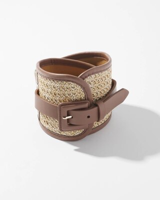 Raffia Wide Belt click to view larger image.
