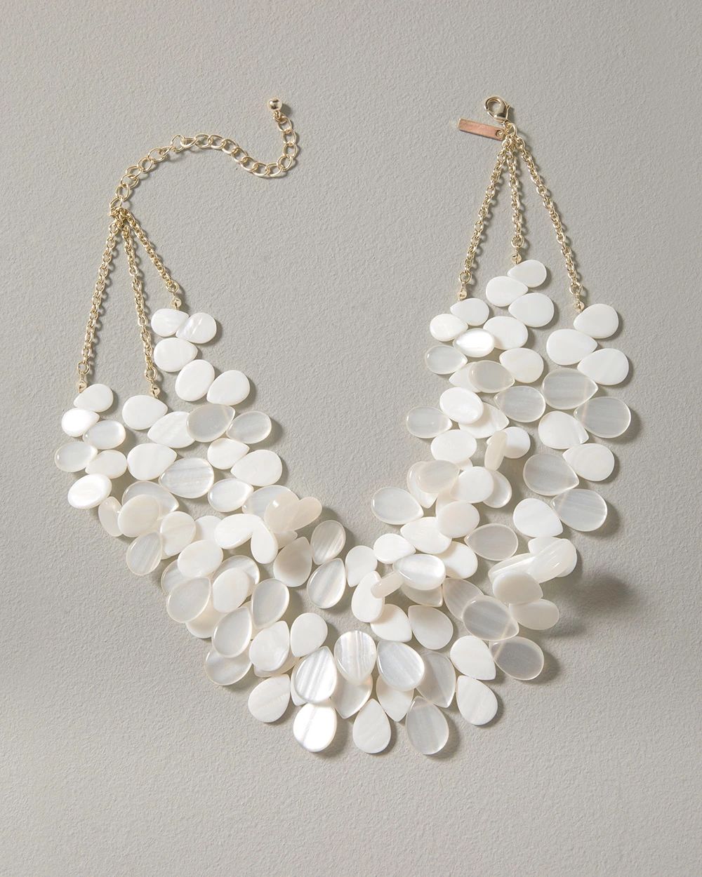 Mother of Pearl Statement Necklace
