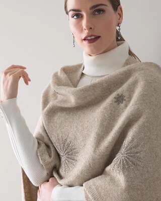 Celestial Print Ruana Wrap