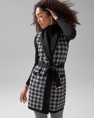 Houndstooth Vest